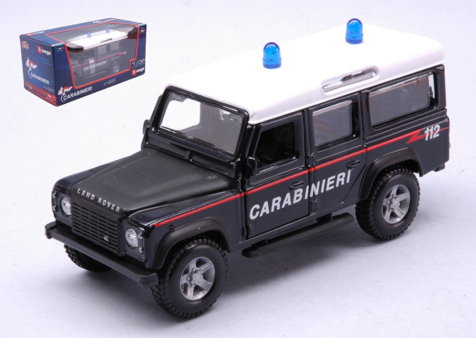 Burago - LAND ROVER DEFENDER LWB CARABINIERI 1:32 - Cod. BU43044