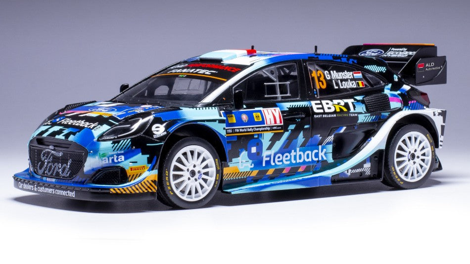 Ixo Model - FORD PUMA WRC N.13 CENTRAL EUROP.RALLY 2023 MUNSTER-LOUKA 1:18 - Cod. 18RMC188