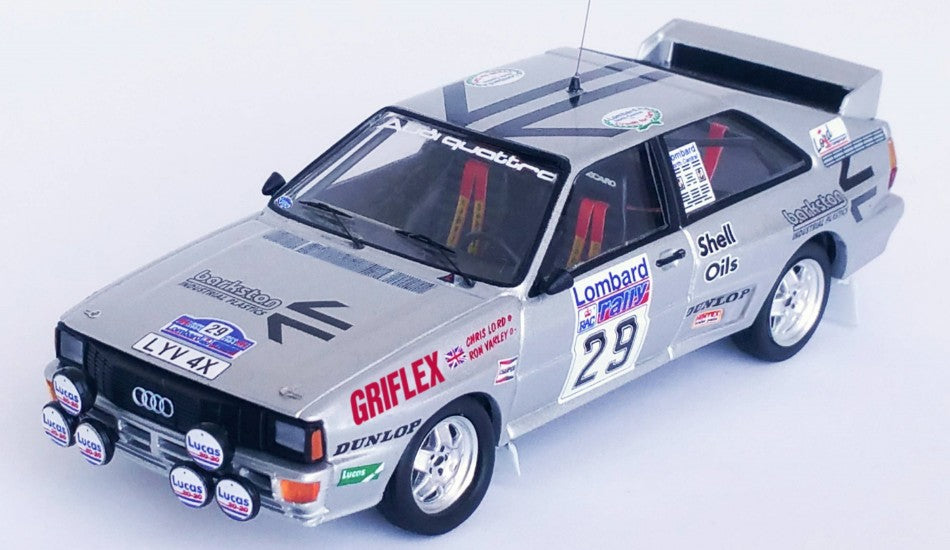 Trofeu - AUDI QUATTRO RAC RALLY 1984 LORD-VARLEY 1:43 - Cod. TFRRUK99
