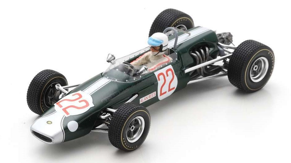 Spark Model - BRABHAM BT23 N.22 2nd F2 GERMAN GP 1967 ALAN REES 1:43 - Cod. SG715