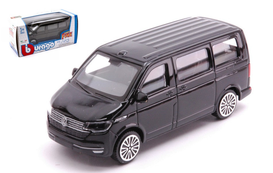 Burago - VW T6.1 TRANSPORTER 2020 BLACK 1:43 - Cod. BU30434Z