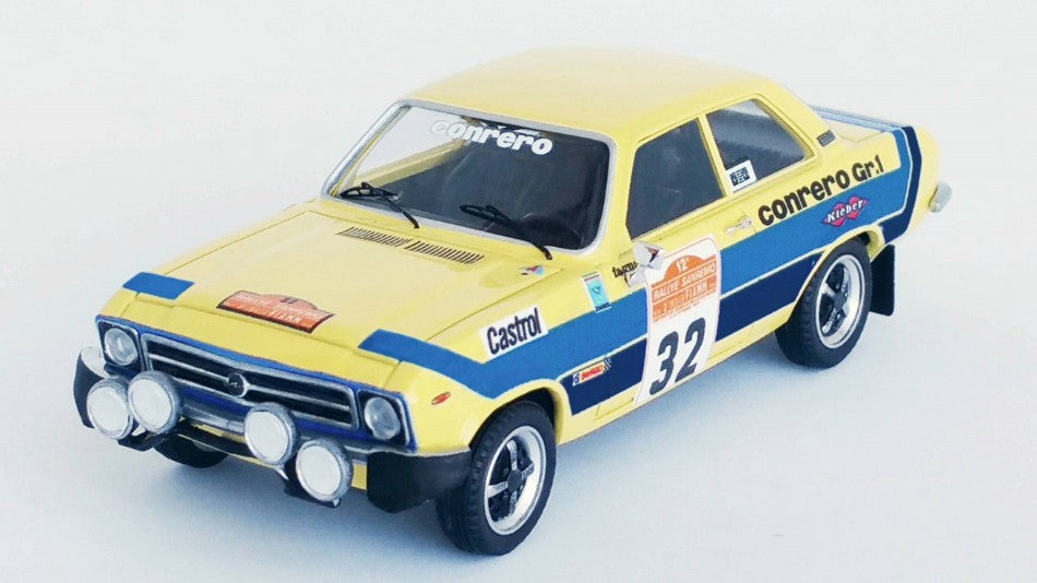 Trofeu - OPEL ASCONA 3rd SANREMO RALLY 1974 (1st GROUP 1) FAGNOLA-NOVARESE 1:43 - Cod. TFDSN190