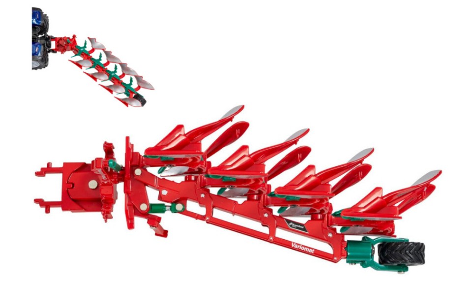 Britains - ARATRO QUADRIVOMERE VOLTAORECCHIO KVERNELAND 2300 S PLOUGH 1:32 - Cod. LC43344
