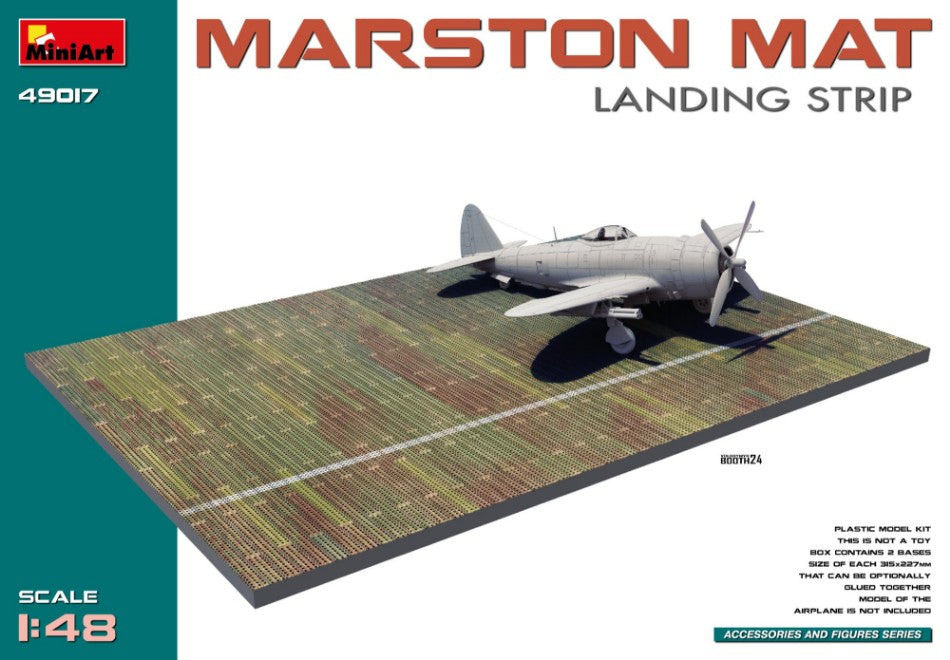 Miniart - MARSTON MAT LANDING STRIP KIT 1:48 - Cod. MIN49017