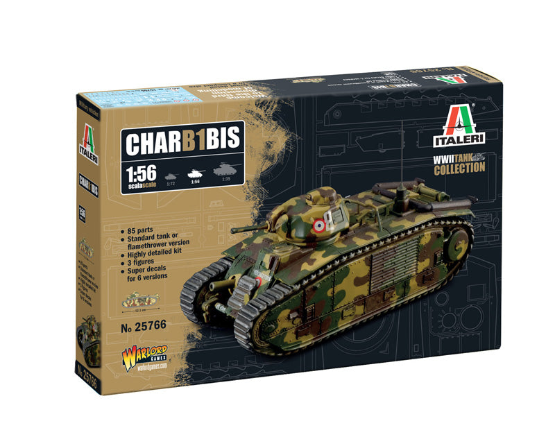 Italeri - CHAR B1 BIS KIT 1:56 - Cod. IT25766