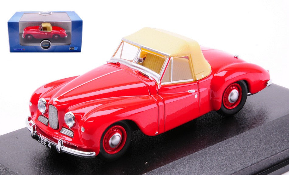 Oxford - JOWETT JUPITER SA RED W/SOFT TOP BEIGE 1:43 - Cod. OXF43JUP002