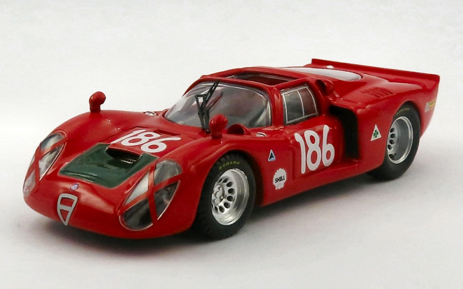 Best Model - ALFA ROMEO 33.2 N.186 TARGA FLORIO 1968 I.GIUNTI-N.GALLI 1:43 - Cod. BT9422-2