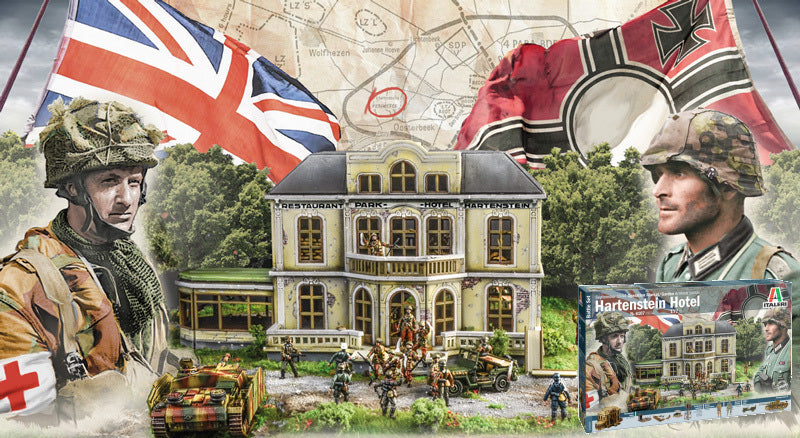 Italeri - SEPTEMBER 1944 OPERATION MARKET/GARDEN HAERTENSTEIN HOTEL KIT 1:72 - Cod. IT6107
