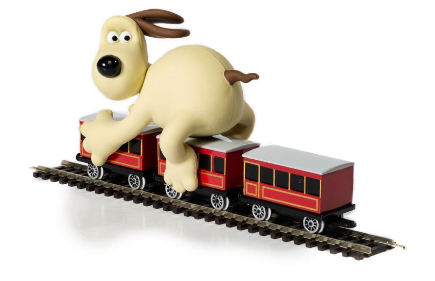 Corgi - WALLACE & GROMIT THE WRONG TROUSERS GROMIT & COACHES cm 13 - Cod. CC80603