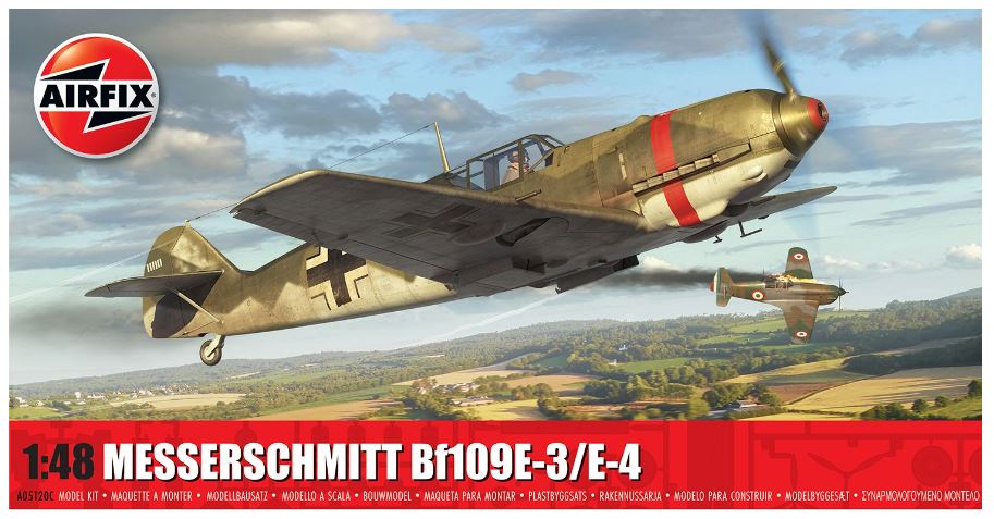 Airfix - MESSERSCHMITT Bf109E-3 E-4 KIT 1:48 - Cod. A05120C