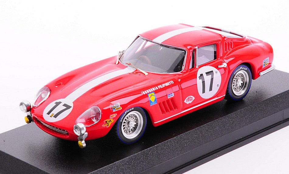 Best Model - FERRARI 275 GTB N.17 24 H LE MANS 1968 J.REY-C.HALDI 1:43 - Cod. BT9365-2