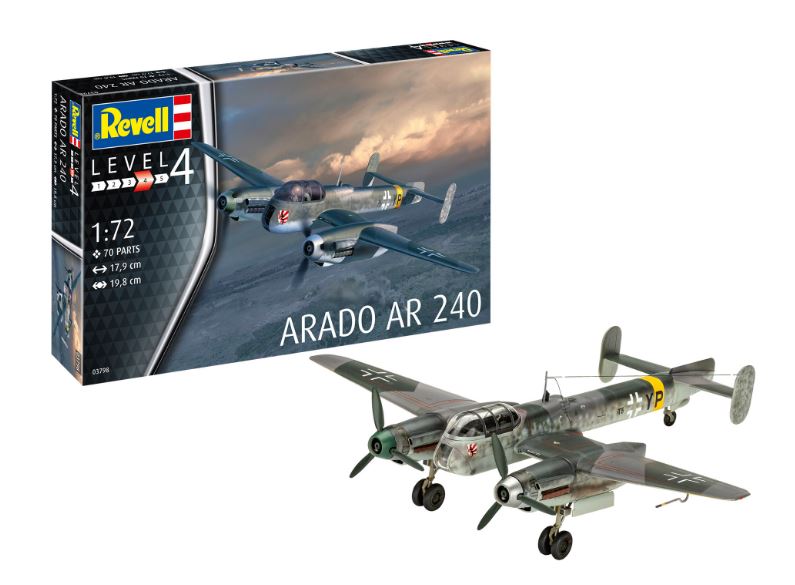 Revell - ARADO AR 240 KIT 1:72 - Cod. RV03798
