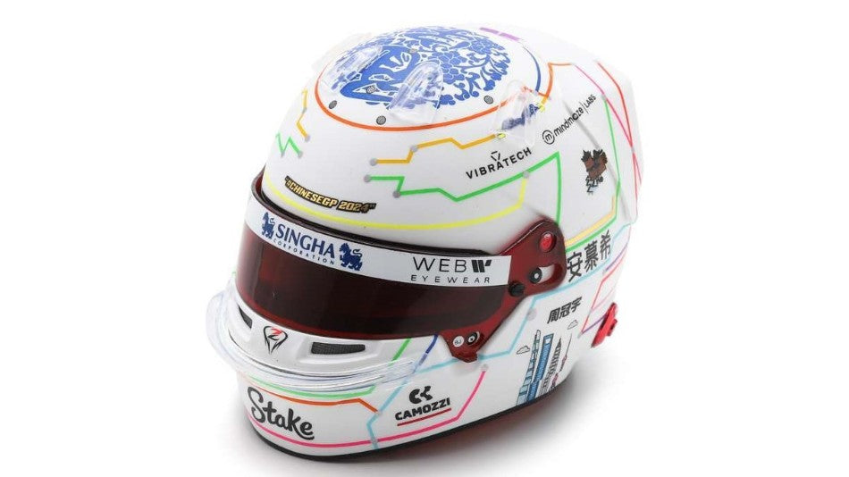 Spark Model - HELMET ZHOU GUANYU 2024 CHINESE GP 1:5 - Cod. 5HF155