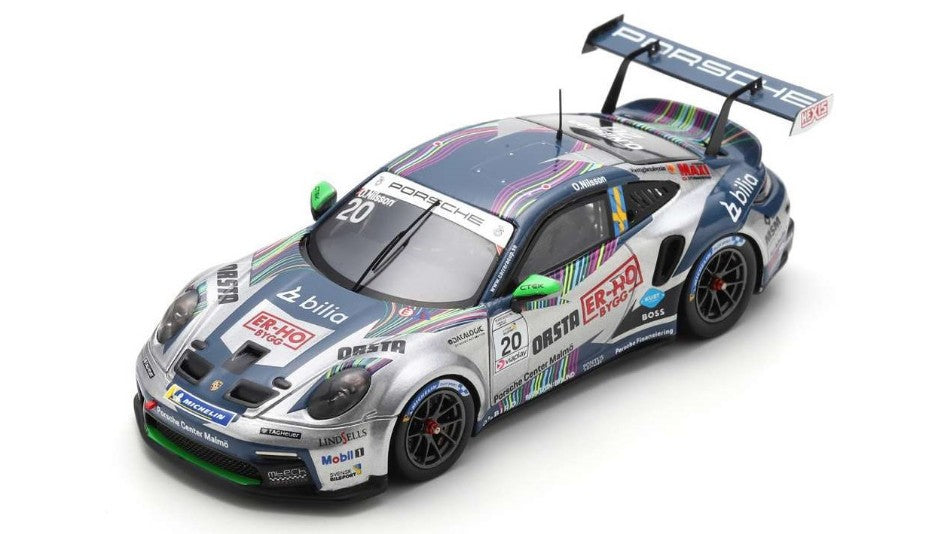 Spark Model - PORSCHE 911 GT3 CUP N.20 CARRERA SCANDINAVIA CHAMPION 2023 NILSSON 1:43 - Cod. S5668