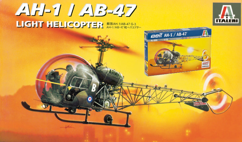 Italeri - ELICOTTERO AH 1/AB-47 KIT 1:72 - Cod. IT0095