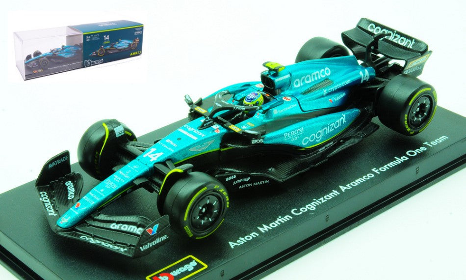 Burago - ASTON MARTIN AMR 23 N.14 FERNANDO ALONSO 2023 SIGNATURE 1:43 - Cod. BU38091A