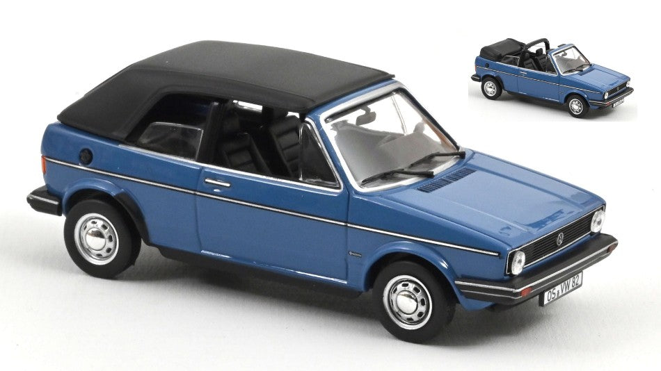 Norev - VW GOLF CABRIOLET 1981 MONACO BLUE 1:43 - Cod. NV840069