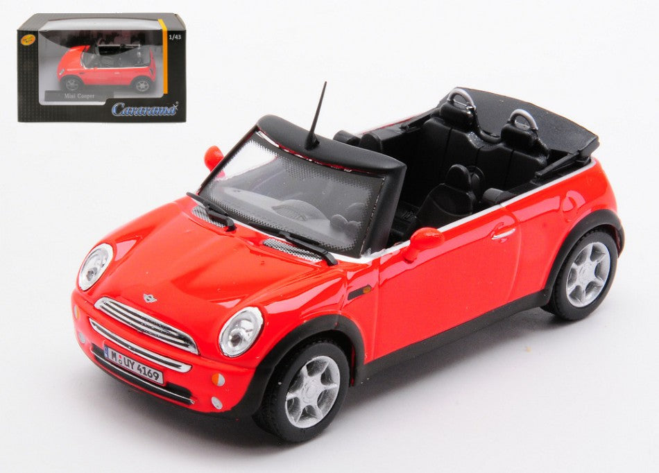 Cararama - NEW MINI COOPER CABRIOLET 2005 RED 1:43 - Cod. CA22642