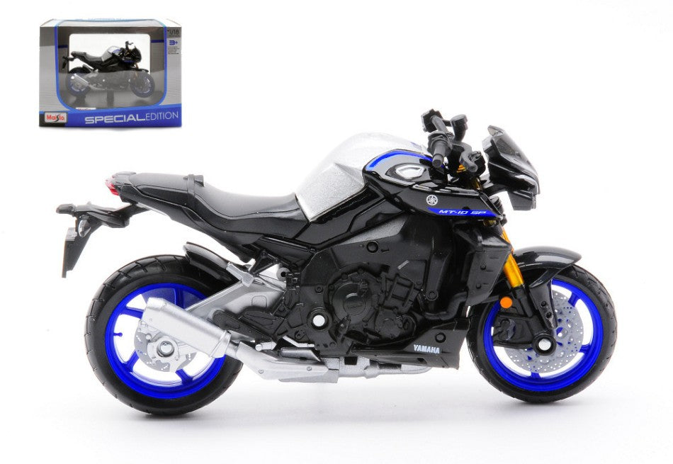 Maisto - YAMAHA MT-10 SP 2023 SILVER/BLACK/BLUE 1:18 - Cod. MI23090