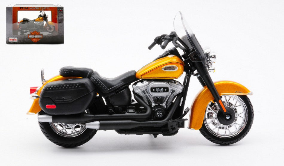 Maisto - HARLEY DAVIDSON HERITAGE CLASSIC 2023 GOLD/BLACK 1:18 - Cod. MI23102