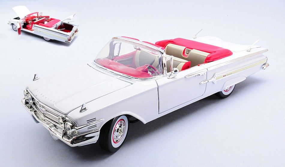 Motormax - CHEVROLET IMPALA 1960 WHITE 1:18 - Cod. MTM73110W