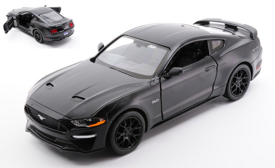 Motormax - FORD MUSTANG GT 2018 BLACK 1:24 - Cod. MTM79352BK