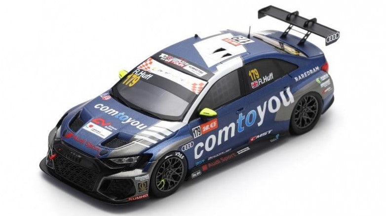 Spark Model - AUDI RS 3 LMS N.179 3rd RACE 1 WORLD TOUR MACAU 2023 ROB HOFF 1:43 - Cod. SA252