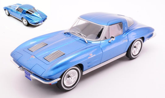 Whitebox - CHEVROLET CORVETTE (C2) STRINGRAY 1963 BLUE 1:24 - Cod. WB124232