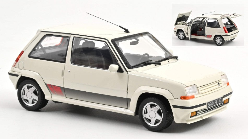 Norev - RENAULT SUPERCINQ GT TURBO 1989 PANDA WHITE 1:18 - Cod. NV185206