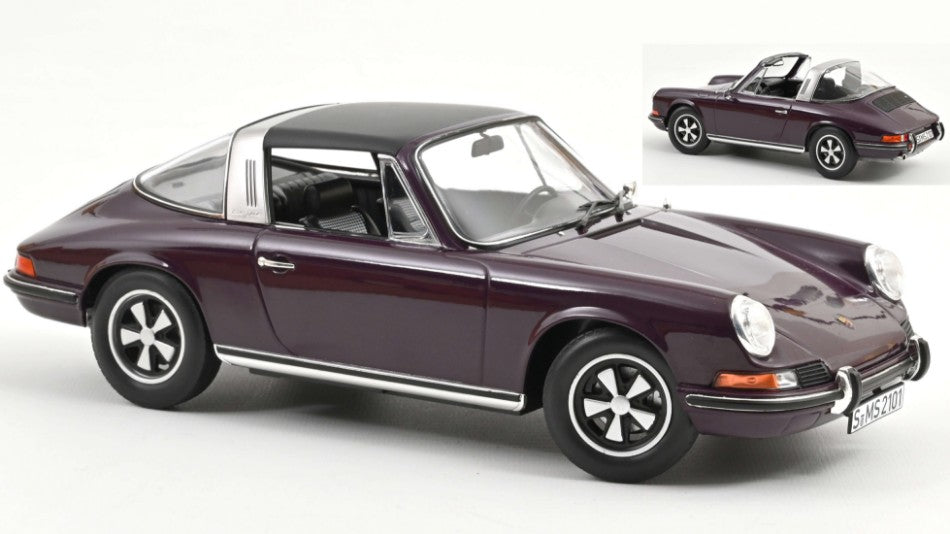 Norev - PORSCHE 911 E TARGA 1971 VIOLET 1:18 - Cod. NV187644