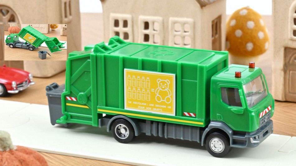 Norev - RENAULT RUBBISH TRUCK D 2.1 "PLASTIGAM" 1:43 - Cod. NV431020
