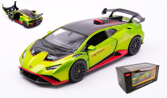 Rastar - LAMBORGHINI HURACAN STO WITH SOUND GREEN 1:32 - Cod. RAT64300GN