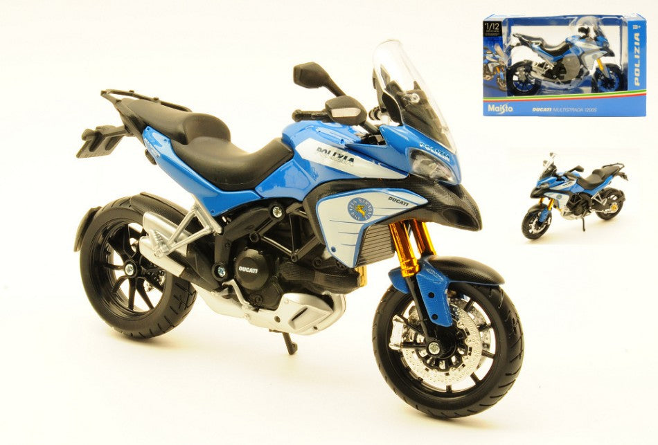 Maisto - MOTO DUCATI MULTISTRADA POLIZIA ITALIANA 1:12 - Cod. MI10013POL