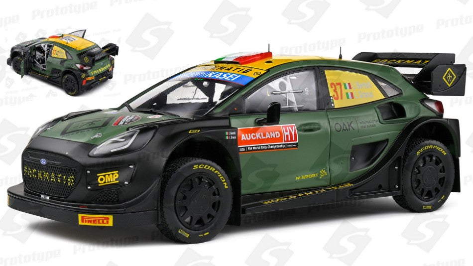 Solido - FORD PUMA RALLY 1 N.37 RALLY NEW ZEALAND 2022 BERTELLI-GRANAI 1:18 - Cod. SL1809505
