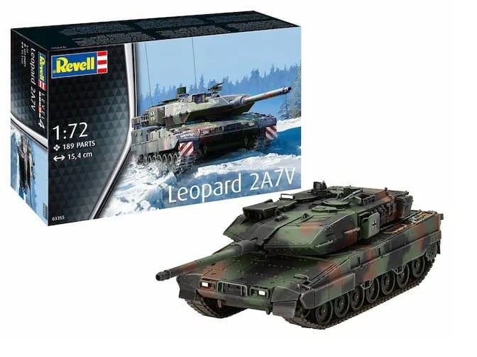 Revell - LEOPARD 2A7V MODEL SET KIT 1:72 - Cod. RV63355