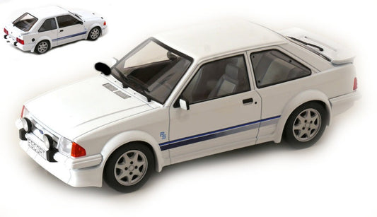Modelcargroup - FORD ESCORT MK III RS TURBO 1985 WHITE 1:18 - Cod. MCG18419