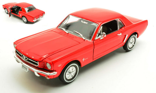 Welly - FORD MUSTANG COUPE' 1964 RED 1:24 - Cod. WE2451R