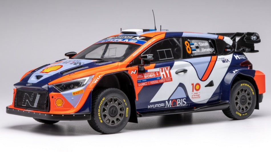 Ixo Model - HYUNDAI i20 N N.8 RALLY1 CHILE 2024 TANAK-JARVEOJA 1:18 - Cod. 18RMC223
