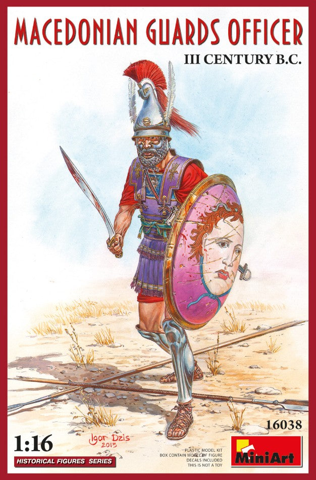 Miniart - Macedonian Guards Officer. III Century B.C KIT 1:16 - Cod. MIN16038