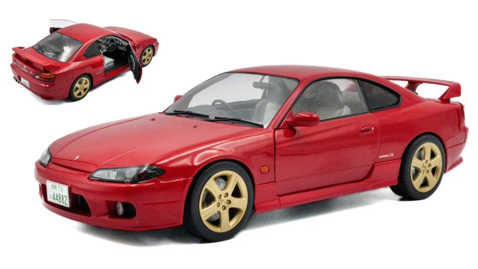 Solido - NISSAN SILVIA (S15) COUPE SPEC-R AERO 1999 FLAME RED 1:18 - Cod. SL1812202