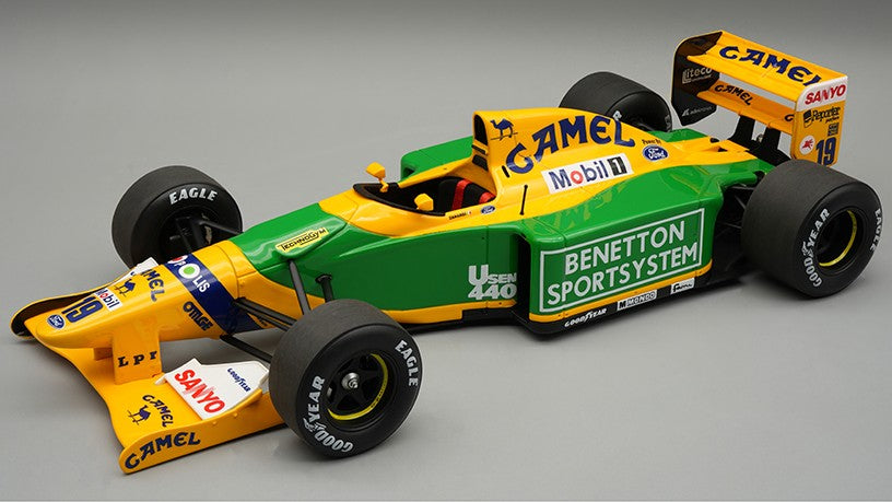 Tecnomodel - BENETTON B192 N.19 TEST CAR BARCELLONA 1992 A.ZANARDI 1:18 - Cod. TMD18374C