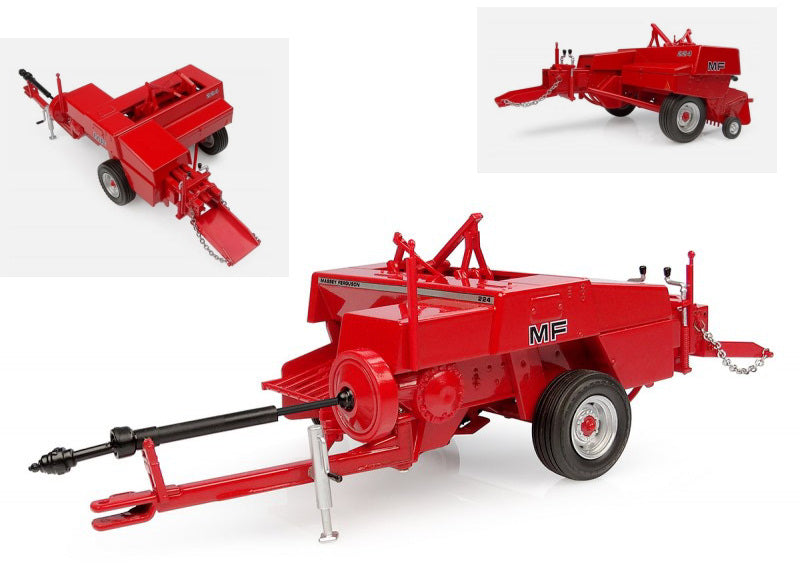 Universal Hobbies - PRESSAFIENO MASSEY FERGUSON 224 RECTANGULAR BALER 1:32 - Cod. UH6775