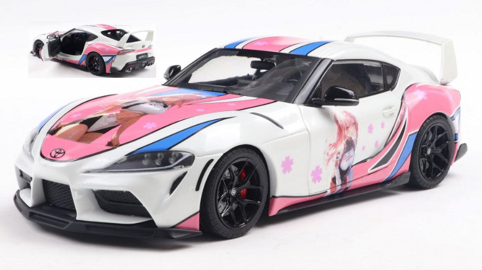 Solido - TOYOTA SUPRA GR ITASHA SOLIDO WORKS 2024 WHITE/PINK 1:18 - Cod. SL1809008