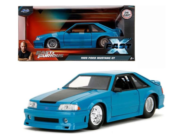 Jada Toys - FORD MUSTANG GT FAST & FURIOUS BLUE 1:24 - Cod. JADA253203098