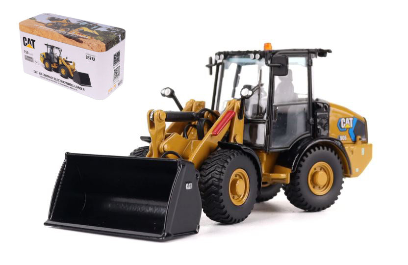 Diecast Master - CAT 906 COMPACT WHEEL LOADER ELECTRIC 1:50 - Cod. DM85772