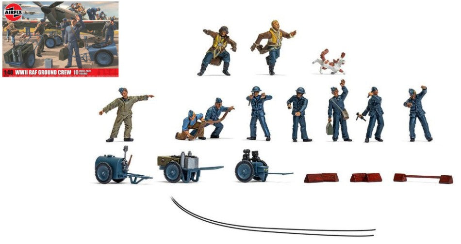 Airfix - WWII RAF GROUND CREW KIT 1:48 - Cod. A04702
