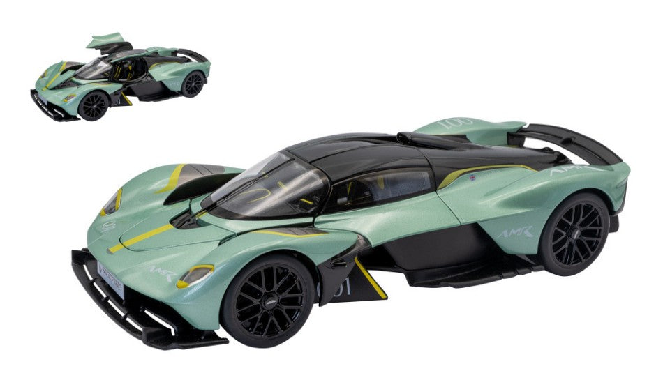 Re.el.toys - ASTON MARTIN VALKYRIE N.001 METALLIC LIGHT GREEN 1:18 - Cod. RE0800G