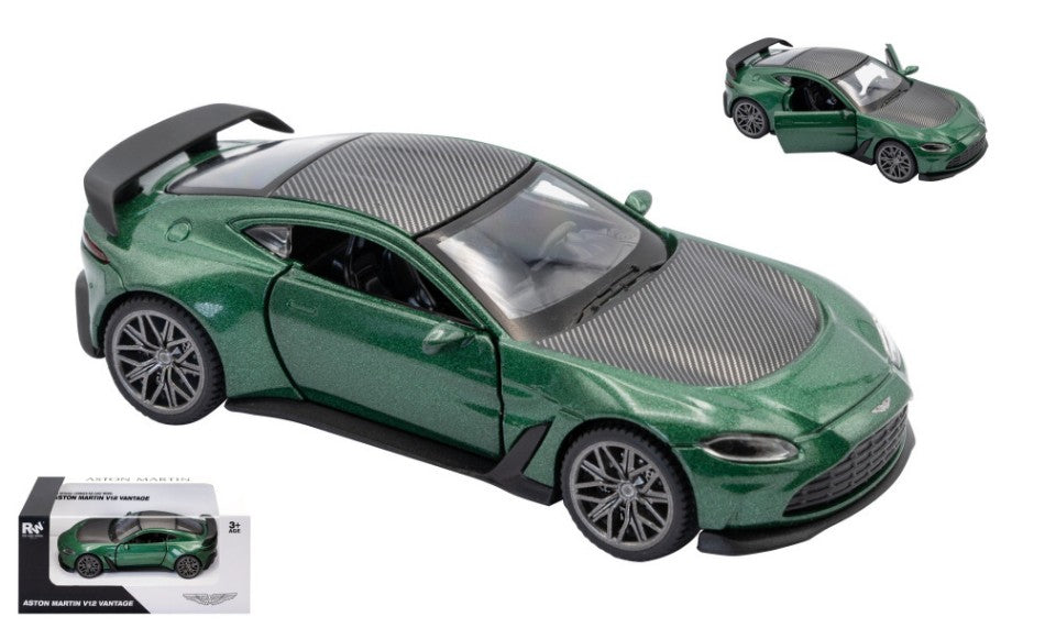 Re.el.toys - ASTON MARTIN V12 VANTAGE GREEN/BLACK 1:43 - Cod. RE0806GB