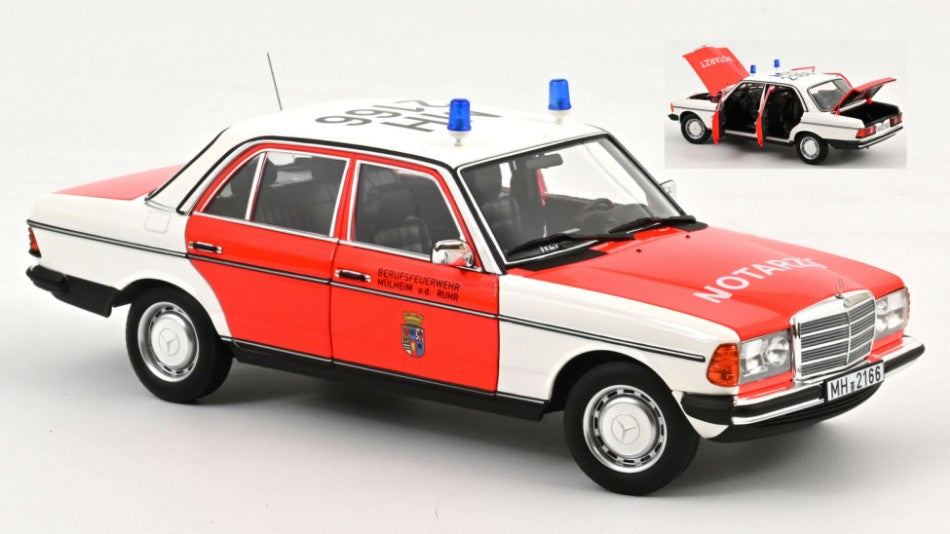 Norev - MERCEDES 200 1984 EMERCENCY AMBULANCE 1:18 - Cod. NV183834