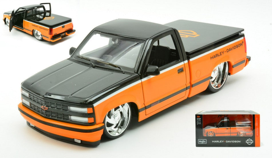Maisto - CHEVROLET 454 SS PICK UP 1993 HARLEY DAVIDSON 1:24 - Cod. MI32274
